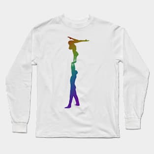 A mixed pair doing yogi Long Sleeve T-Shirt